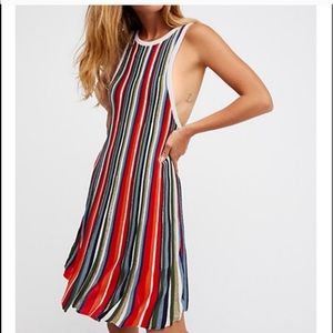 Free People FP Rainbow Dragon Dress Size US Medium